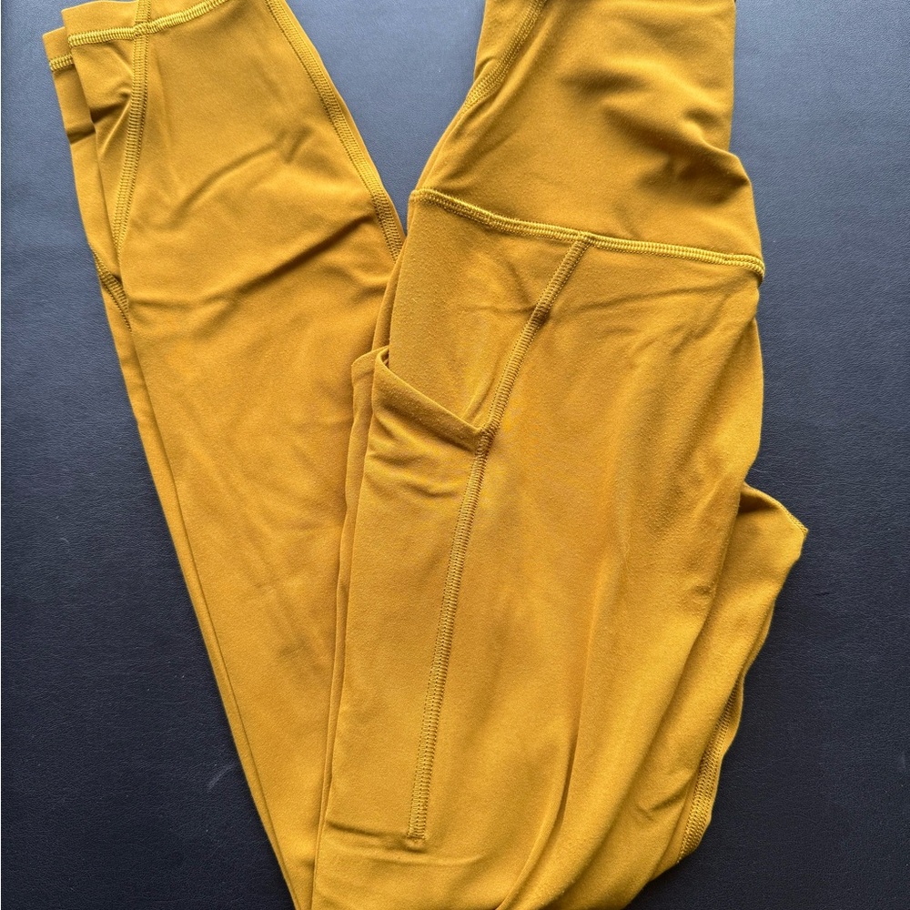 lululemon athletica Mustard Leggings